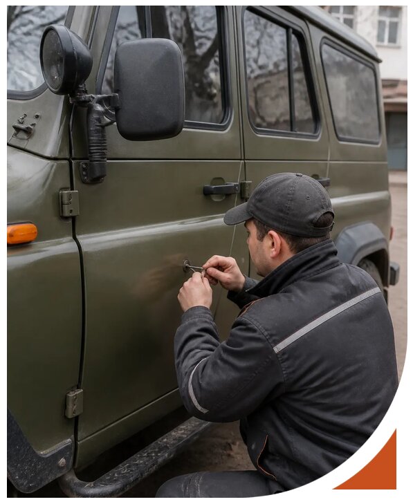 Профессиональное вскрытие автомобиля УАЗ без повреждений в Химках